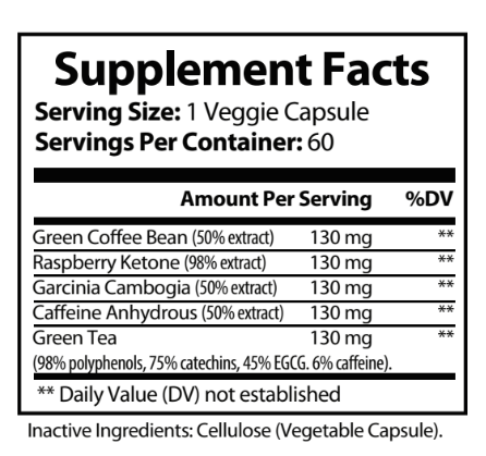 Rise 天然能量和减肥补充剂